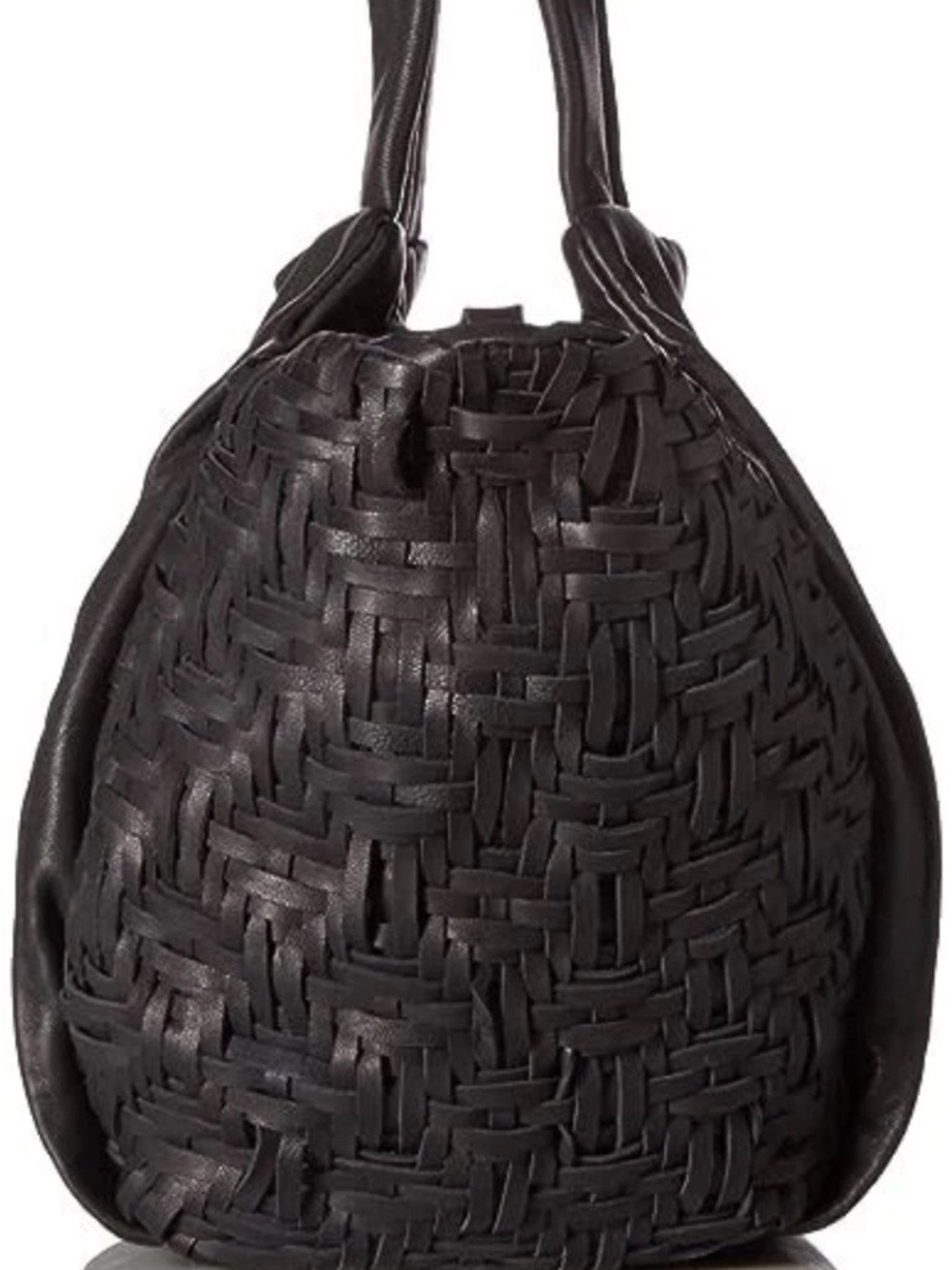 Liebeskind Berlin Baraka Black Leather Tote - Picture 6 of 14